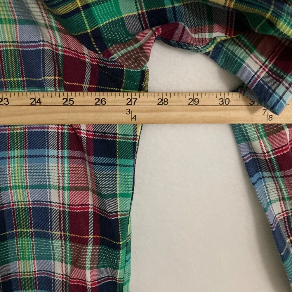 Ralph Lauren Shirt Mens XXL Long Sleeve‎ Button Down Plaid Office Preppy Ivy